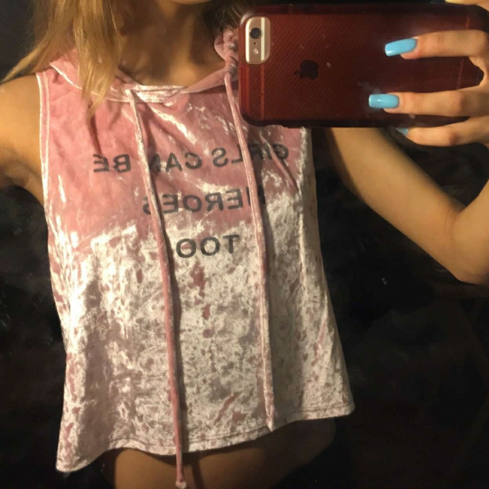 Silky crop top